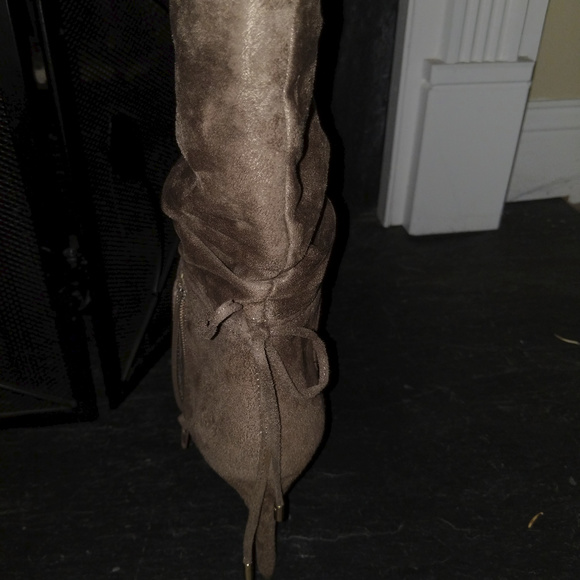 Zigisoho Jeannie 7W mid calf suede feel boots NWT - Picture 3 of 5